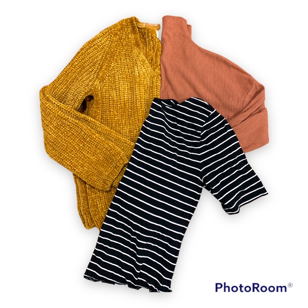 A New Day Sweater, Turtleneck, and T-Shirt Bundle